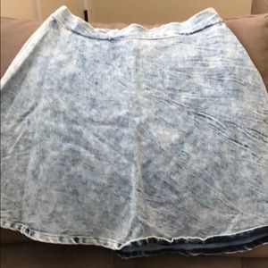 Acid wash skirt!